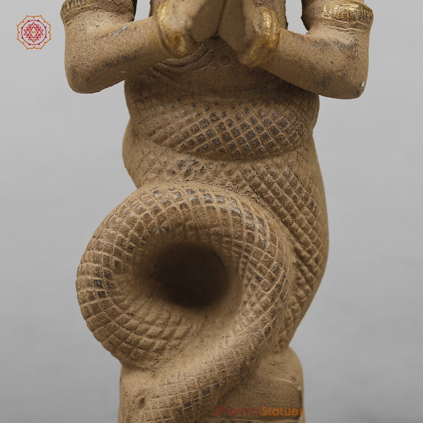 Brass Patanjali Idol, Antique Finish 9.5”