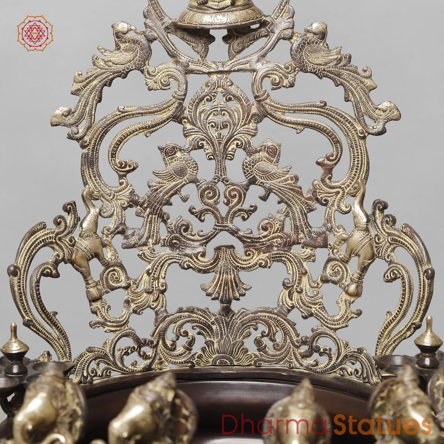 Brass Exclusive Ganesh Urli with Musicians Ganesh, Copper and Smooth Finish 30”