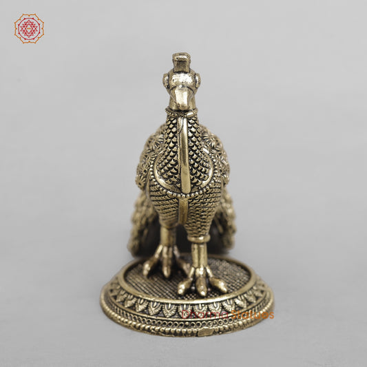 Brass Peacock Fine 4”