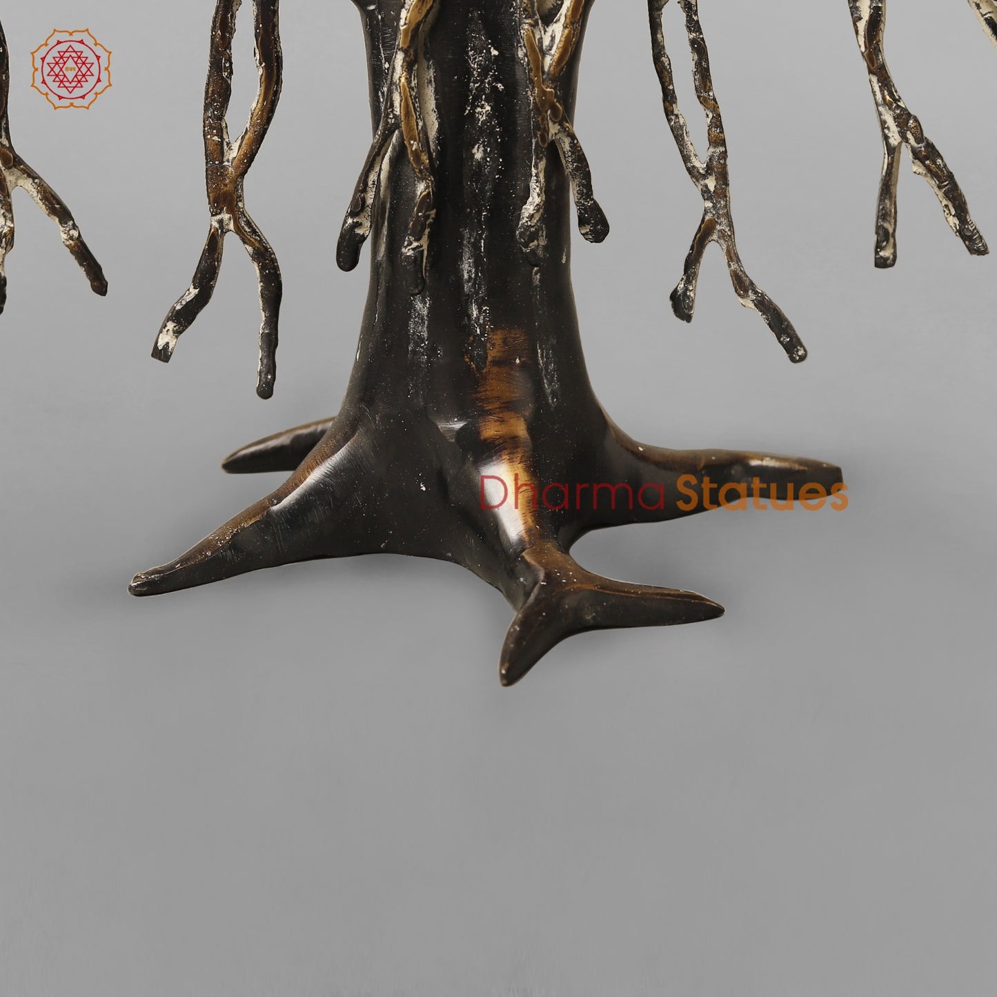Brasa Tree Of Life (Kalpvriksh) Fine, Antique Copper Finish 13”