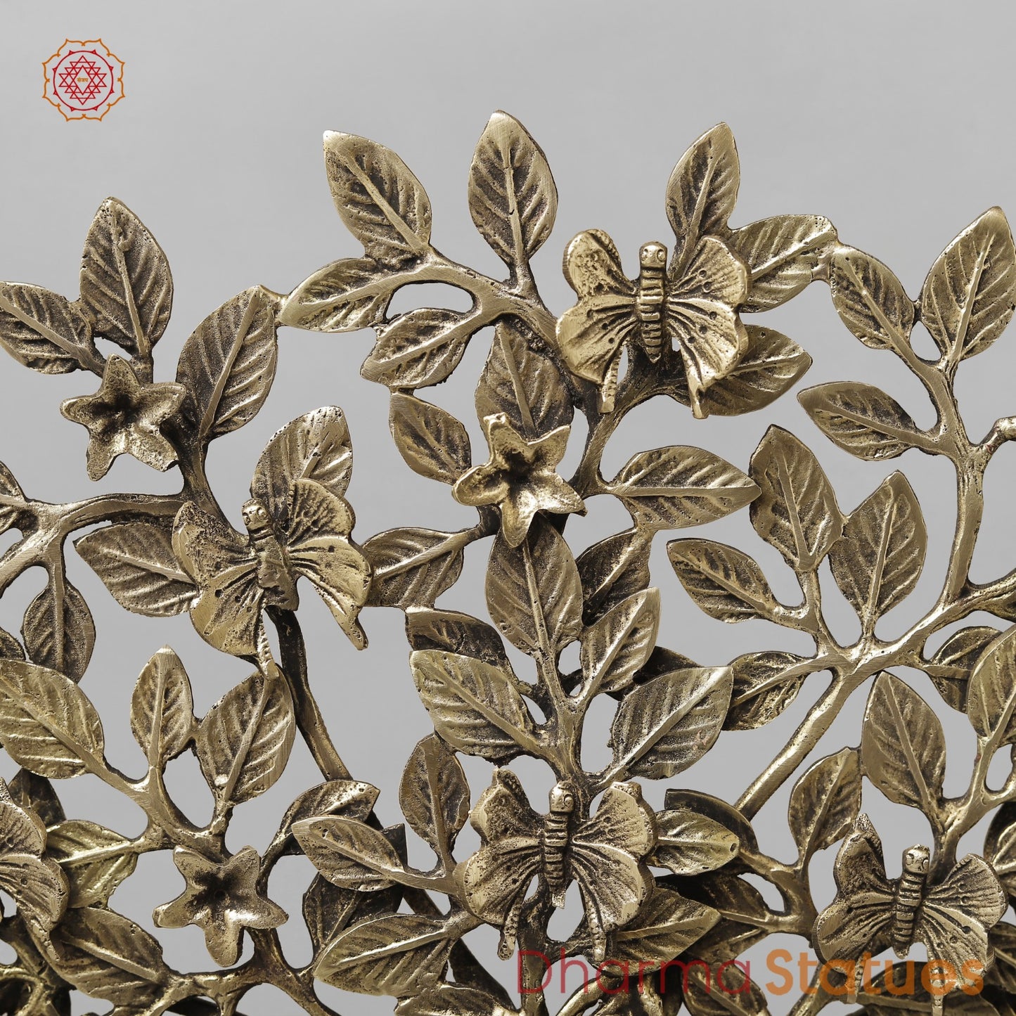 Brasa Tree Of Life (Kalpvriksh) Fine, Smooth Finish 13”