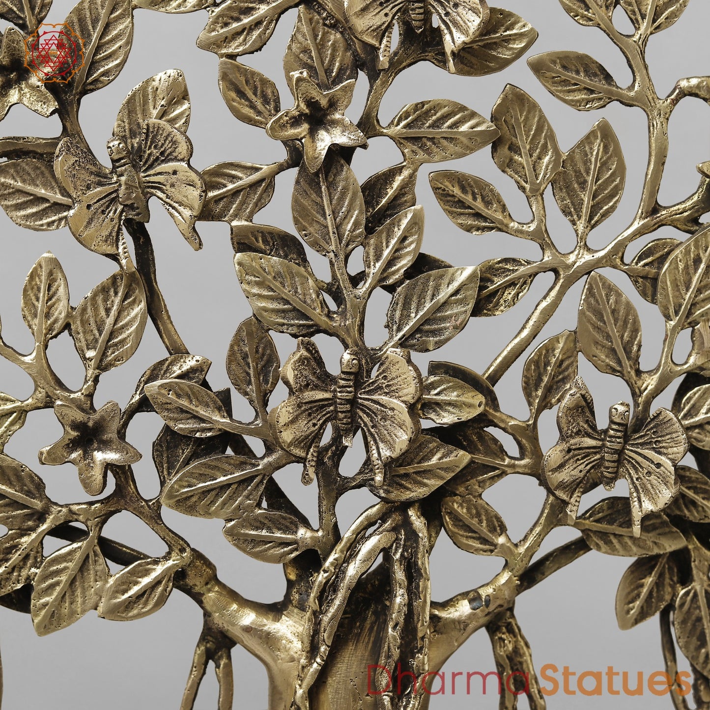Brasa Tree Of Life (Kalpvriksh) Fine, Smooth Finish 13”