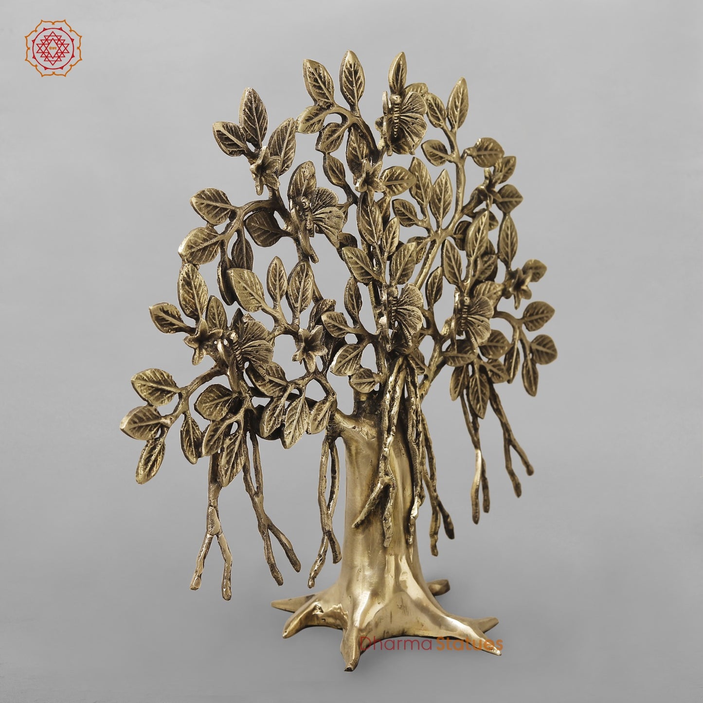 Brasa Tree Of Life (Kalpvriksh) Fine, Smooth Finish 13”