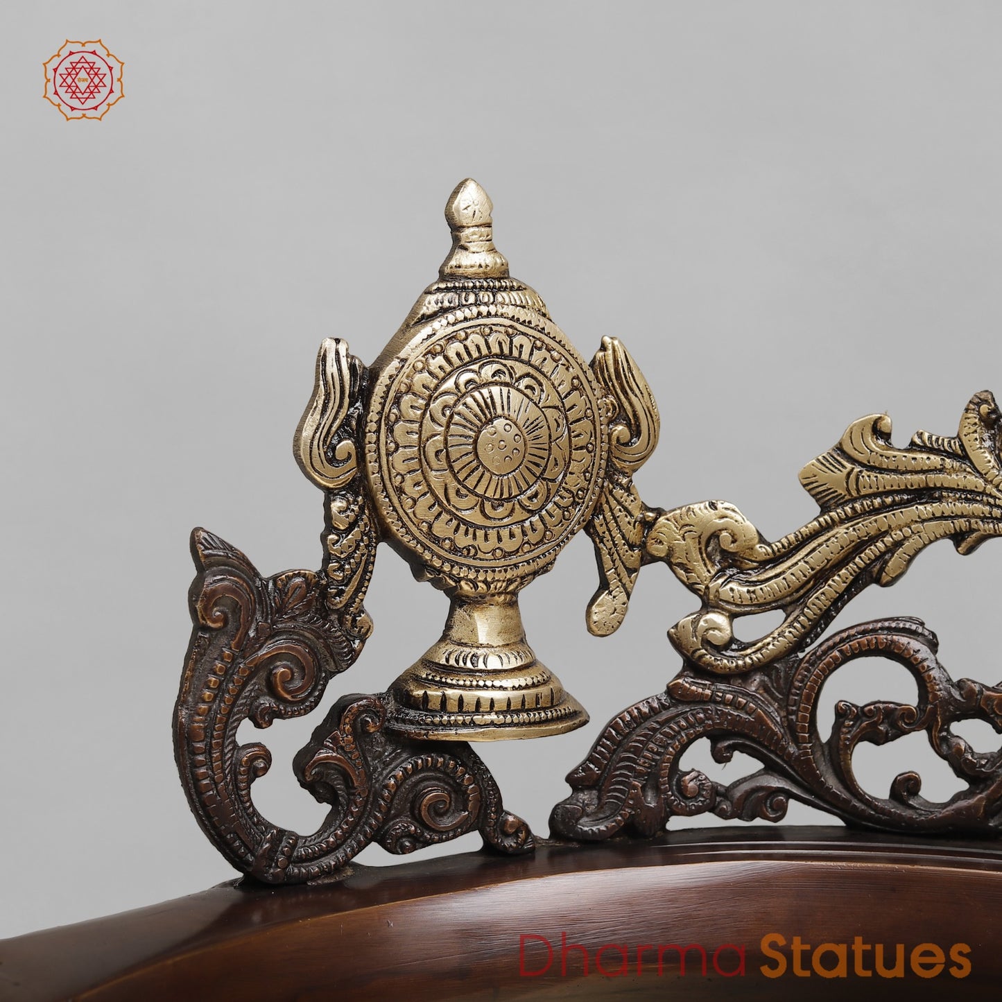 Brass Tirupati Balaji urli With Dasvatar Fine, Copper and Gold Finish 16.5"