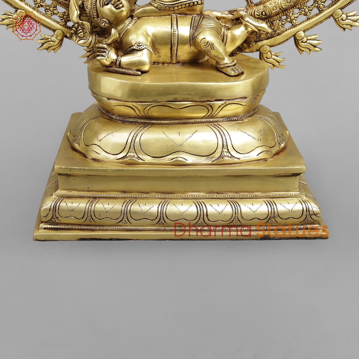 Brass Dancing Shiva (Natraj) Fine, Special Gold Finish 37"