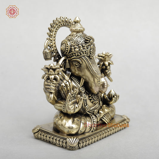 Brass Siddhivinayak Ganesh Fine 6”