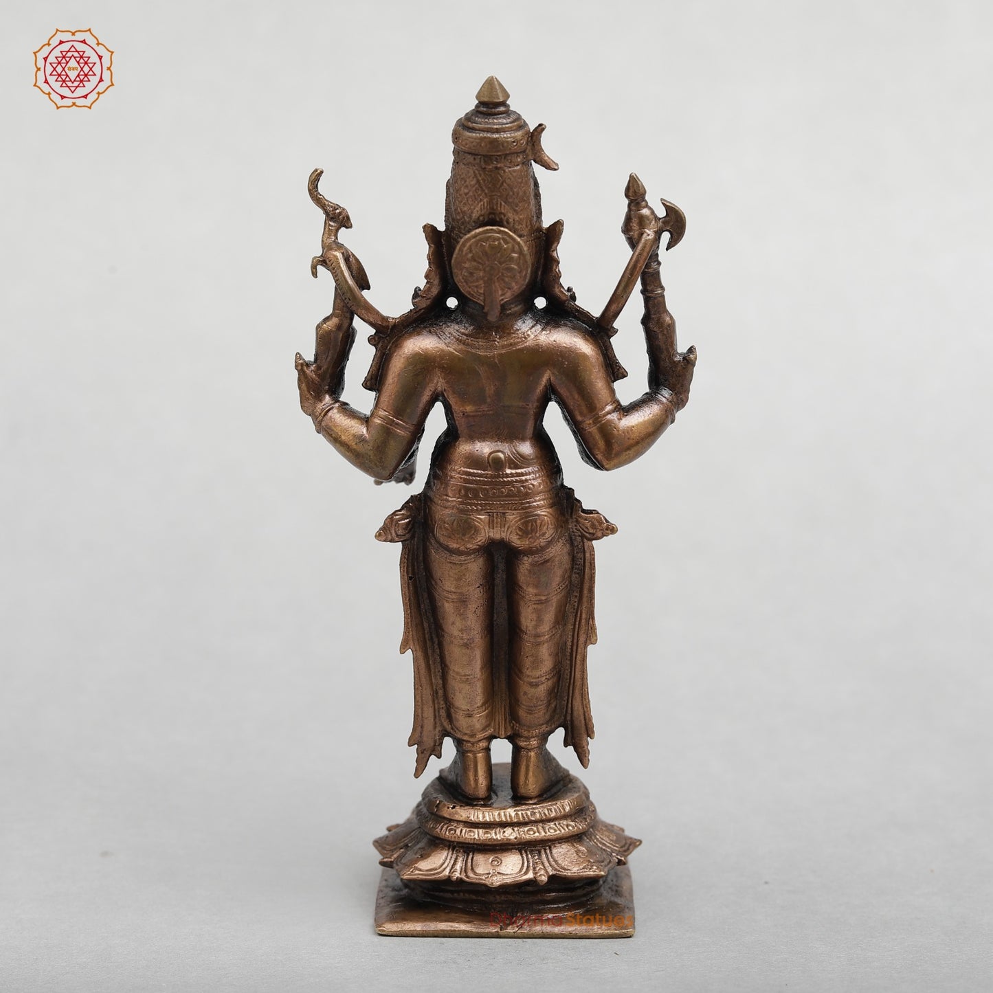 Copper Shiva Standing Fine 6.5"