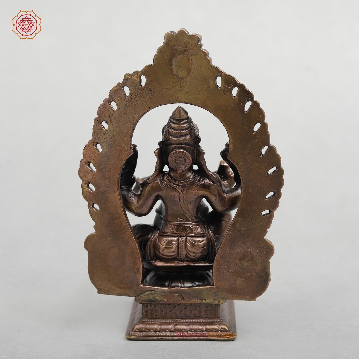 Copper Frame Ganesh Seated fine 5.5"