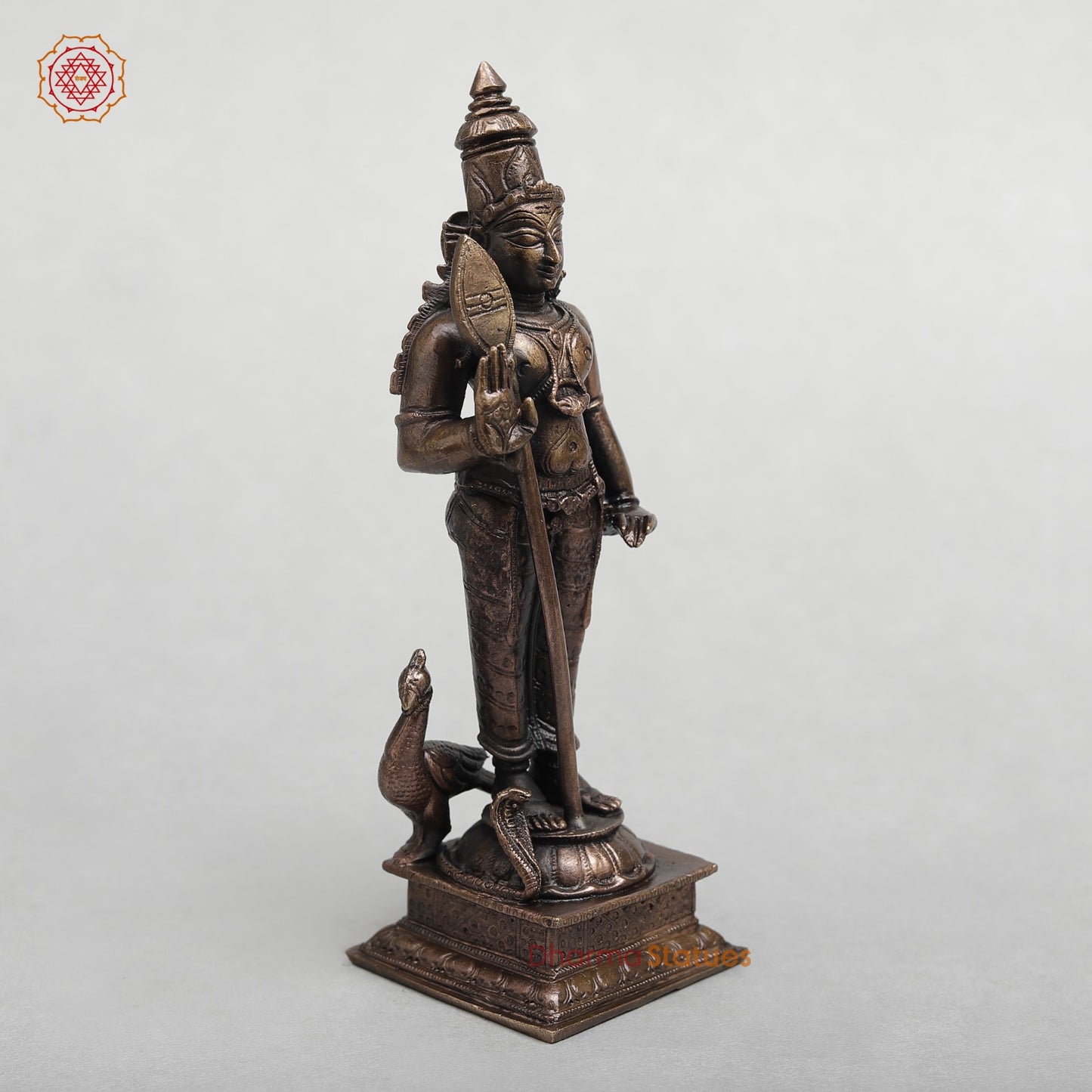 Copper Kartik (Murugan) Fine 6”