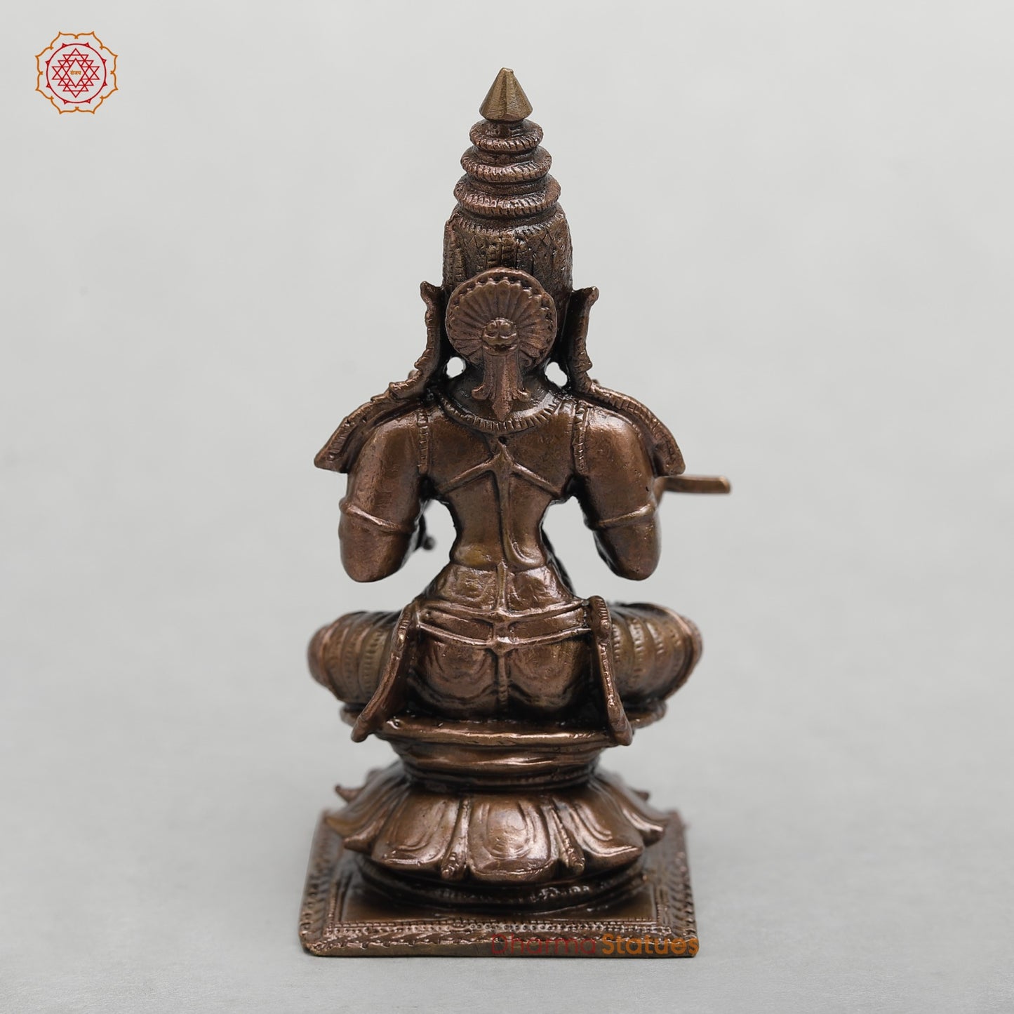 Copper Annapurna Seated Fine 4”