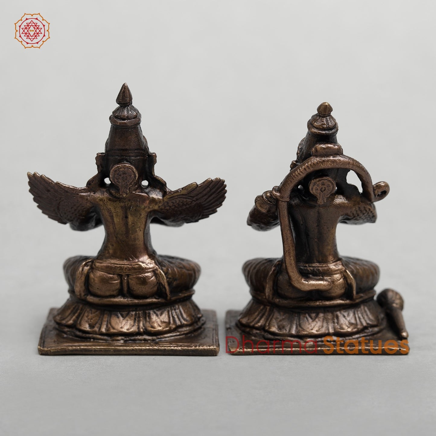 Copper Hanuman Garuda Set 2.5”