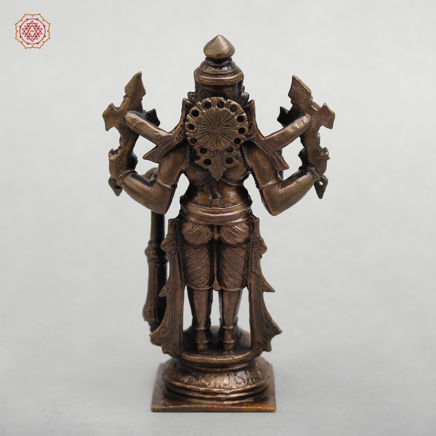 Copper Narsimha standing Fine 6”