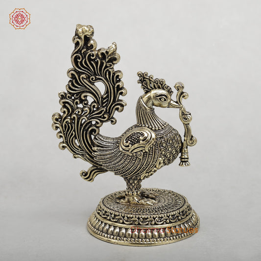 Brass Annam Peacock Fine 5.5”