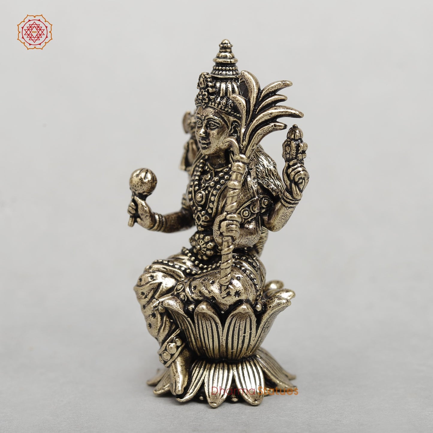 Brass Raja Rajeshwari Fine 3”
