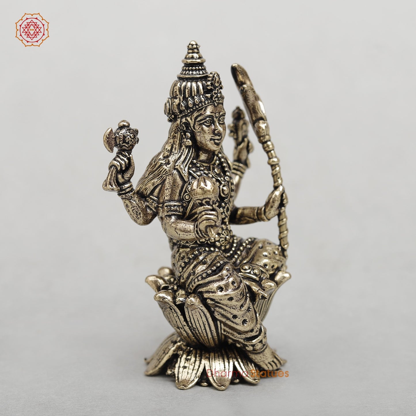Brass Raja Rajeshwari Fine 3”