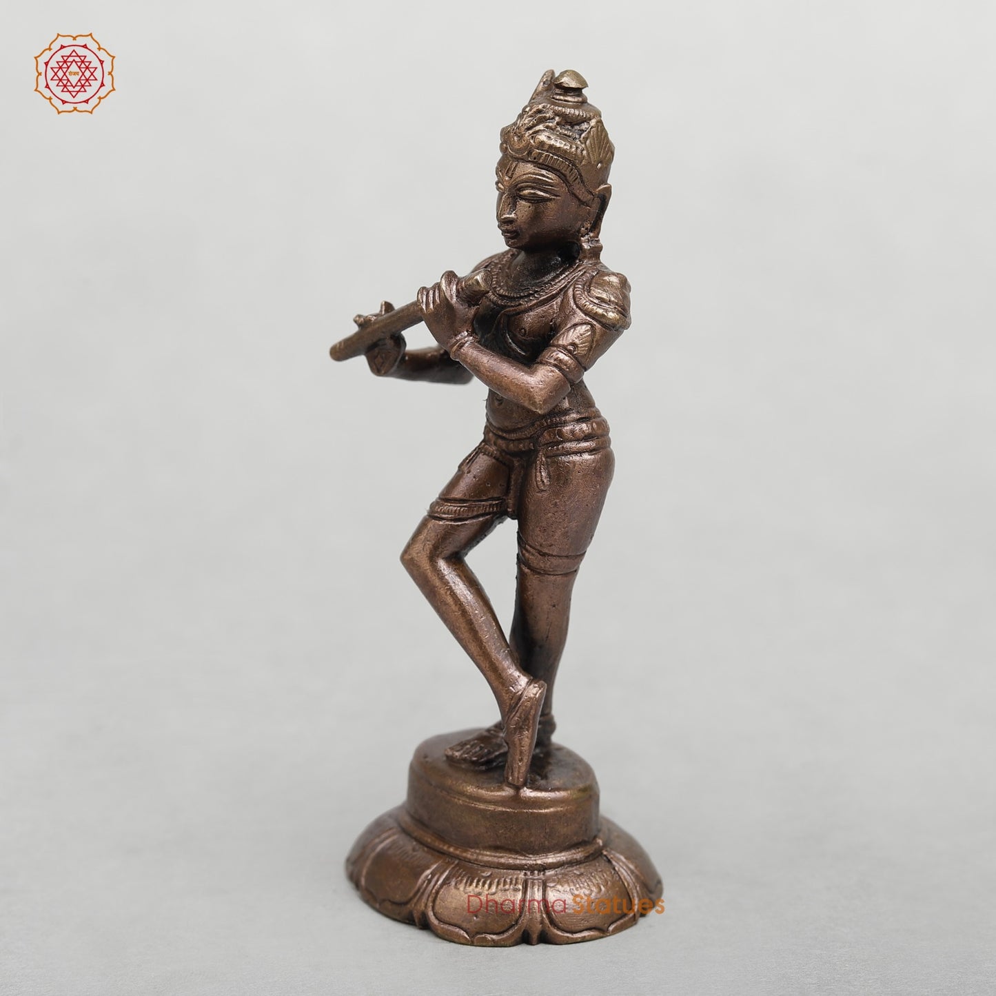 Copper Krishna Fine 4”