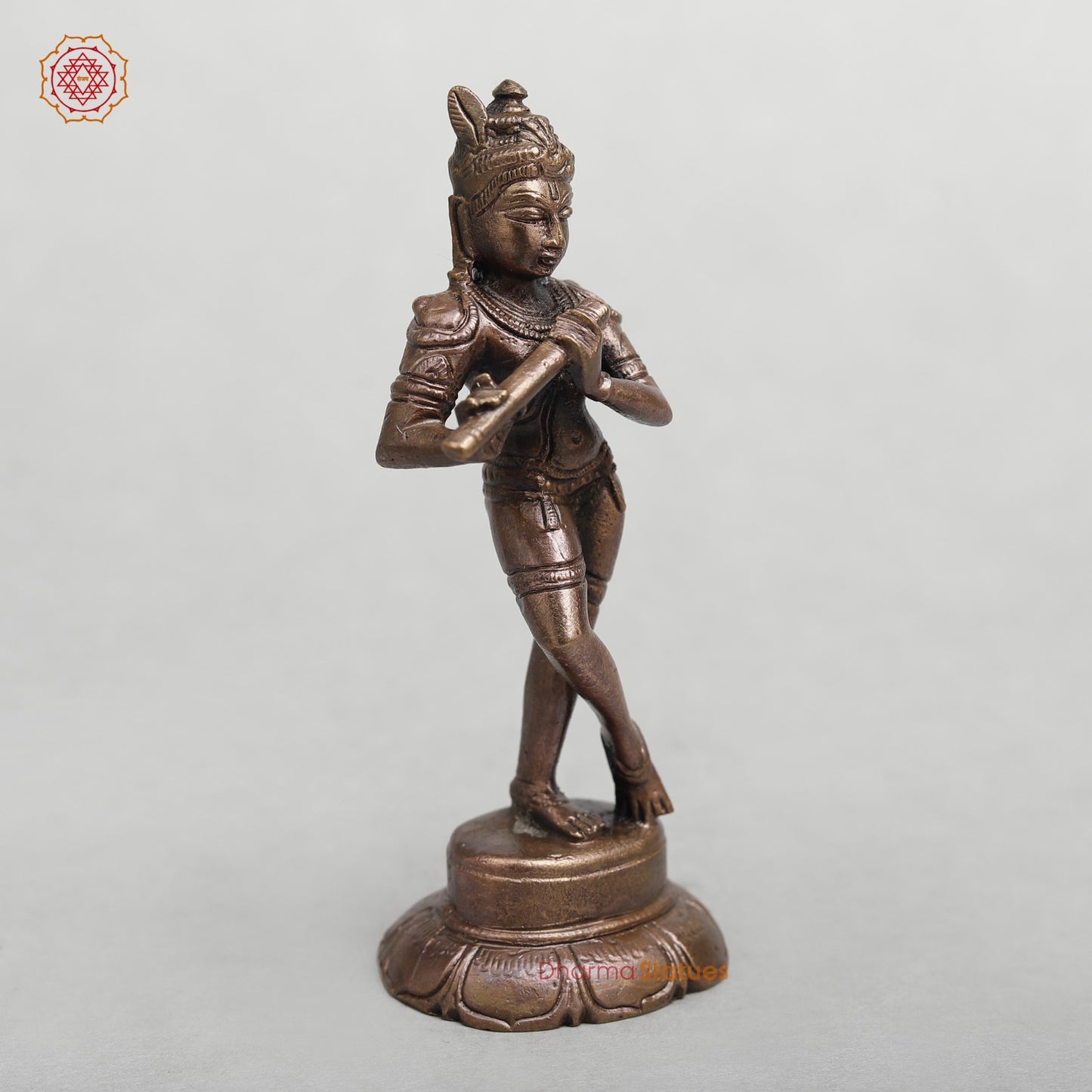 Copper Krishna Fine 4”