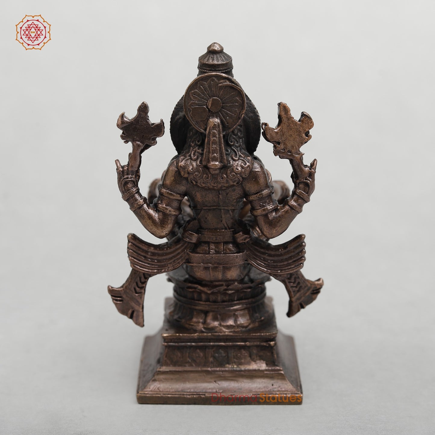Brass Yoga Narsimha Seated Fine 3”