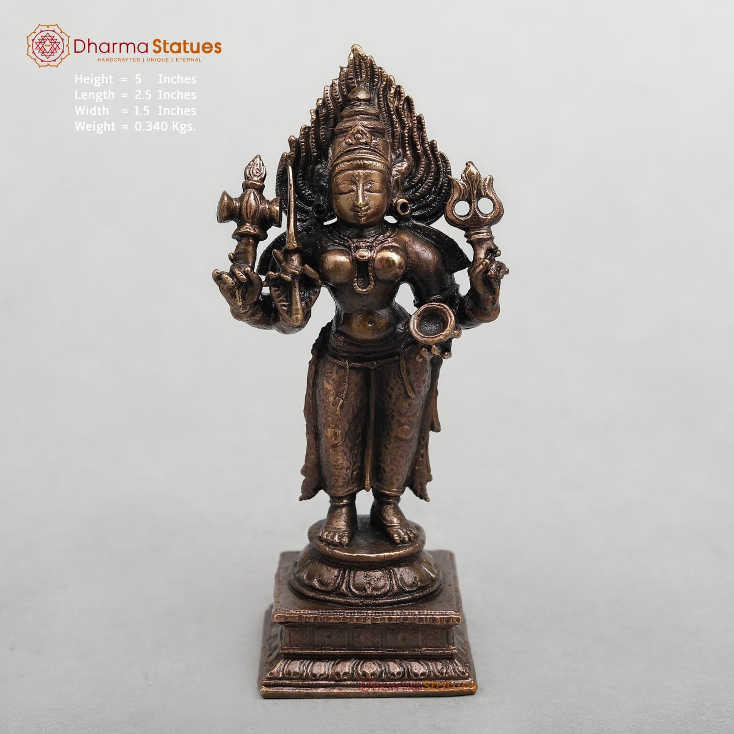 Copper Mariamma Standing fine 5”