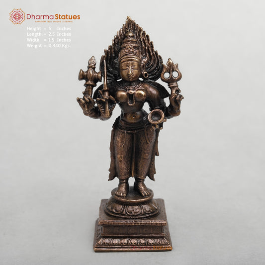 Copper Mariamma Standing fine 5”