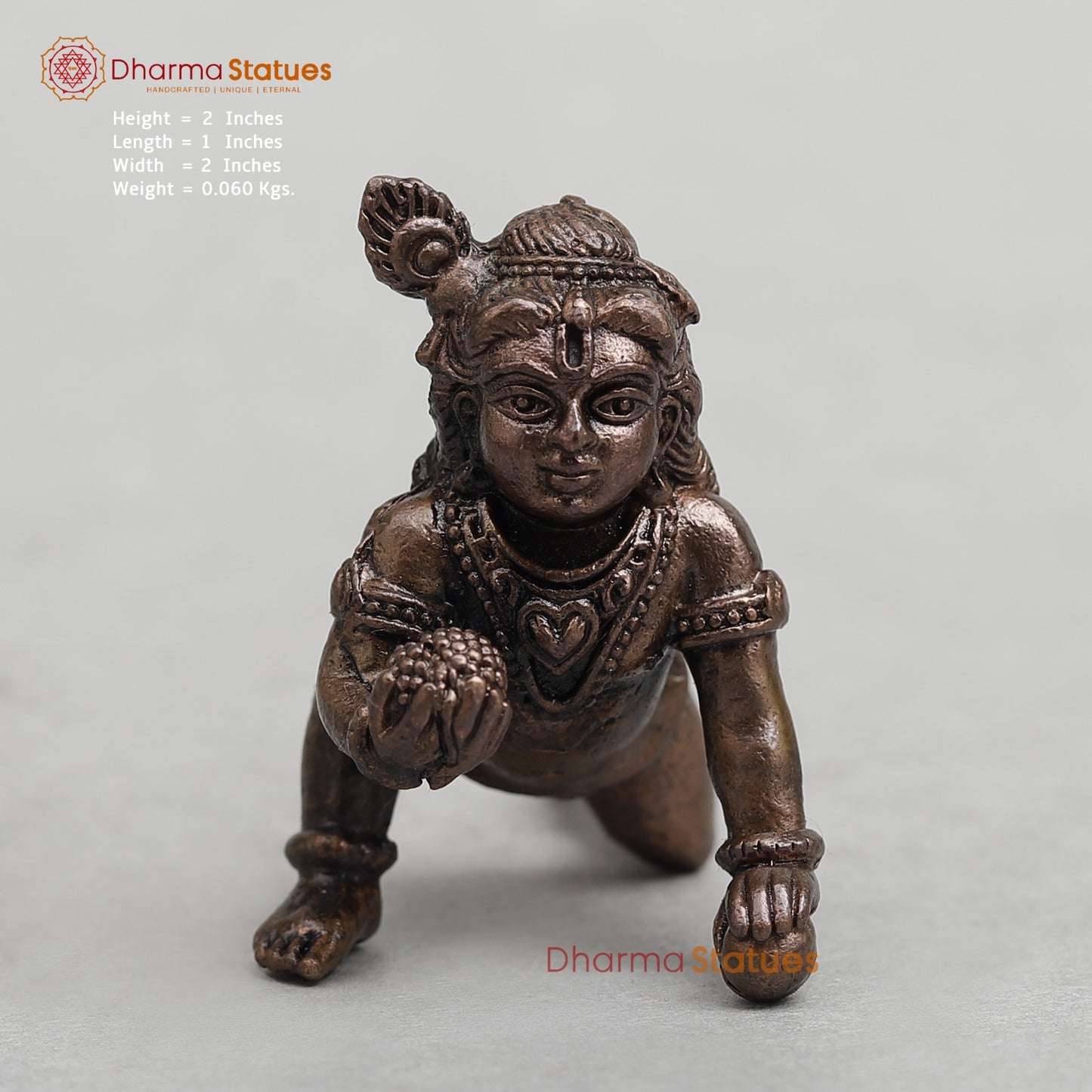 Copper Laddo Gopal Fine 2”