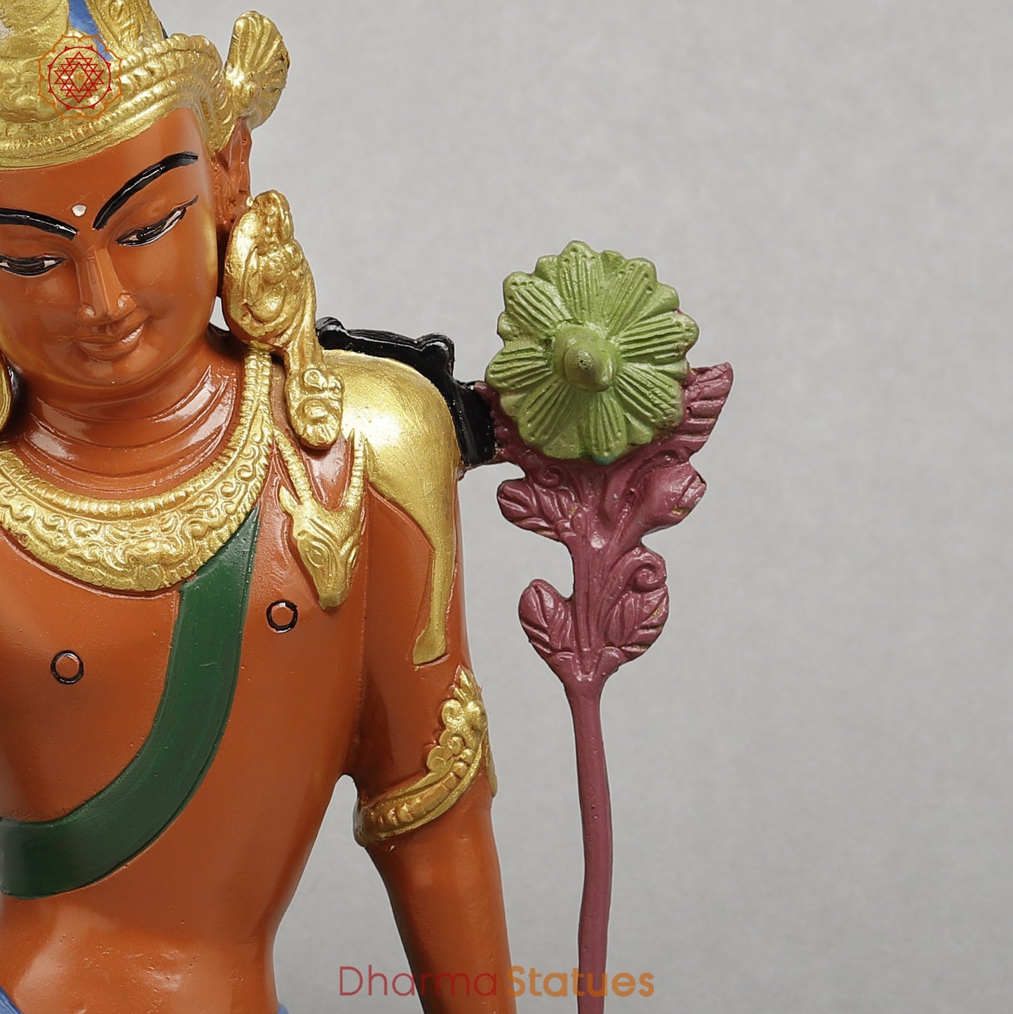 Brass Colorful Indra Seated fine 12”