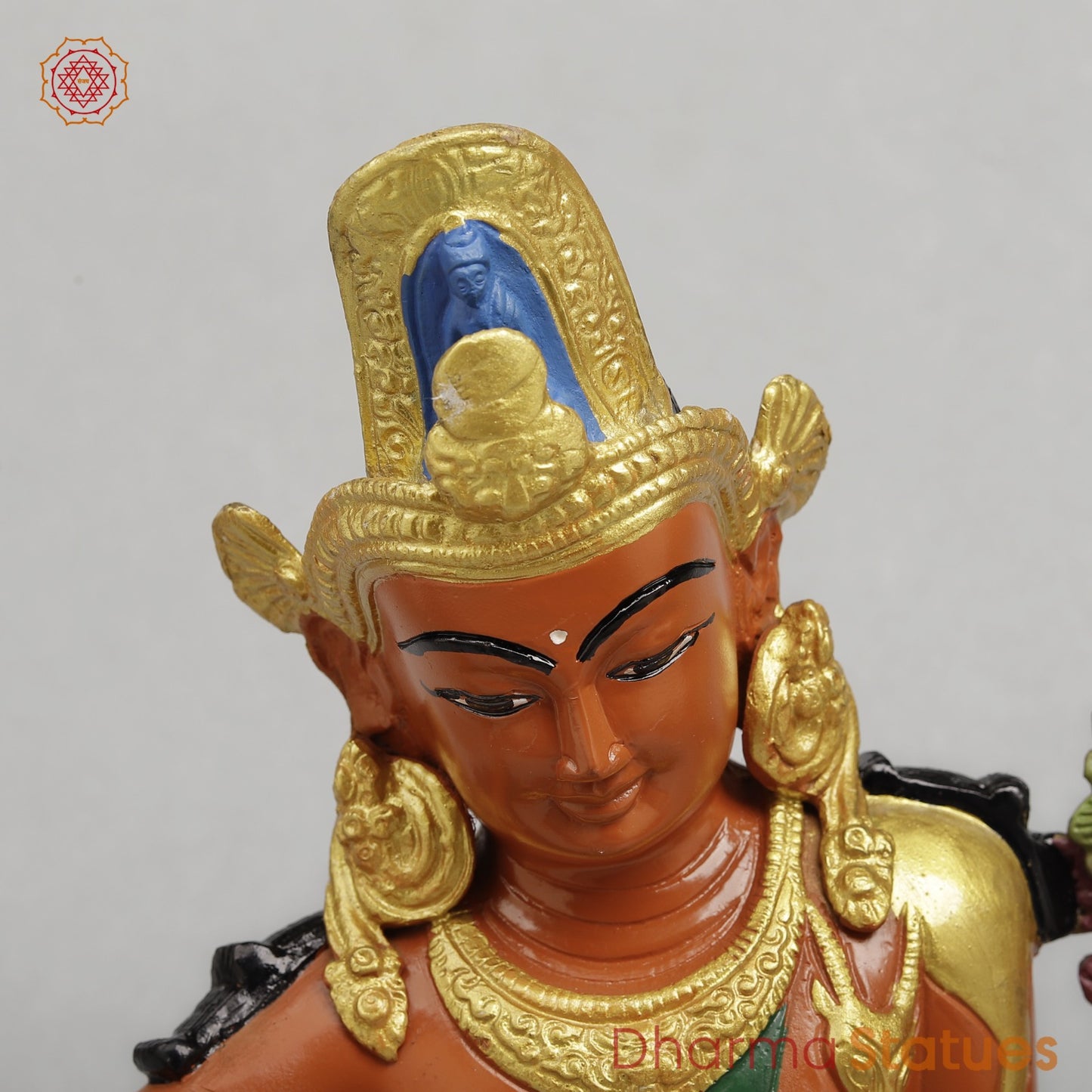 Brass Colorful Indra Seated fine 12”