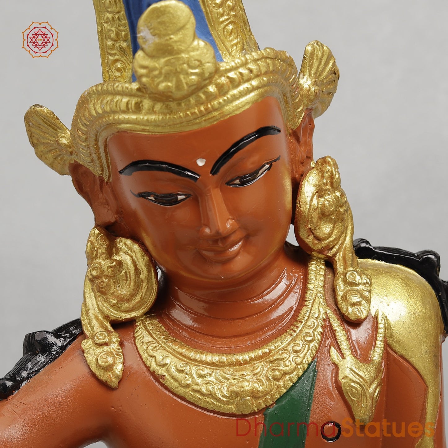 Brass Colorful Indra Seated fine 12”