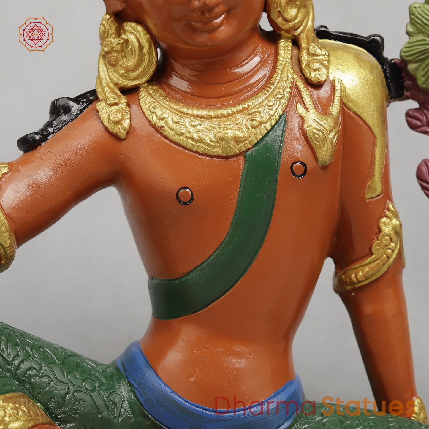 Brass Colorful Indra Seated fine 12”