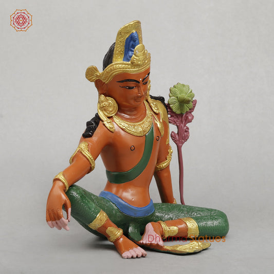 Brass Colorful Indra Seated fine 12”