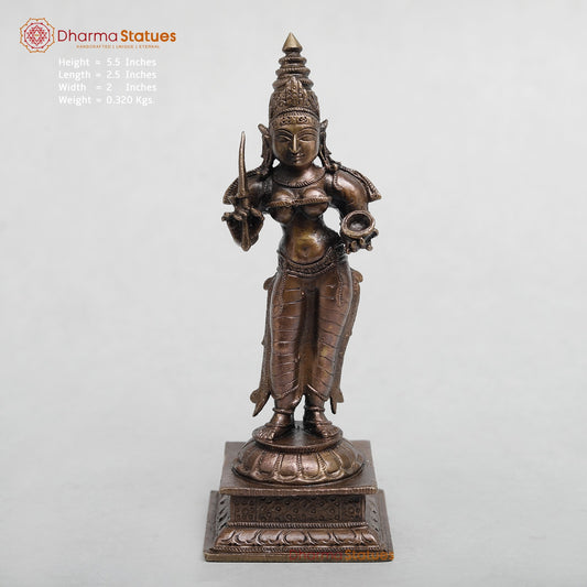 Copper Mariamma Standing Fine 5.5”