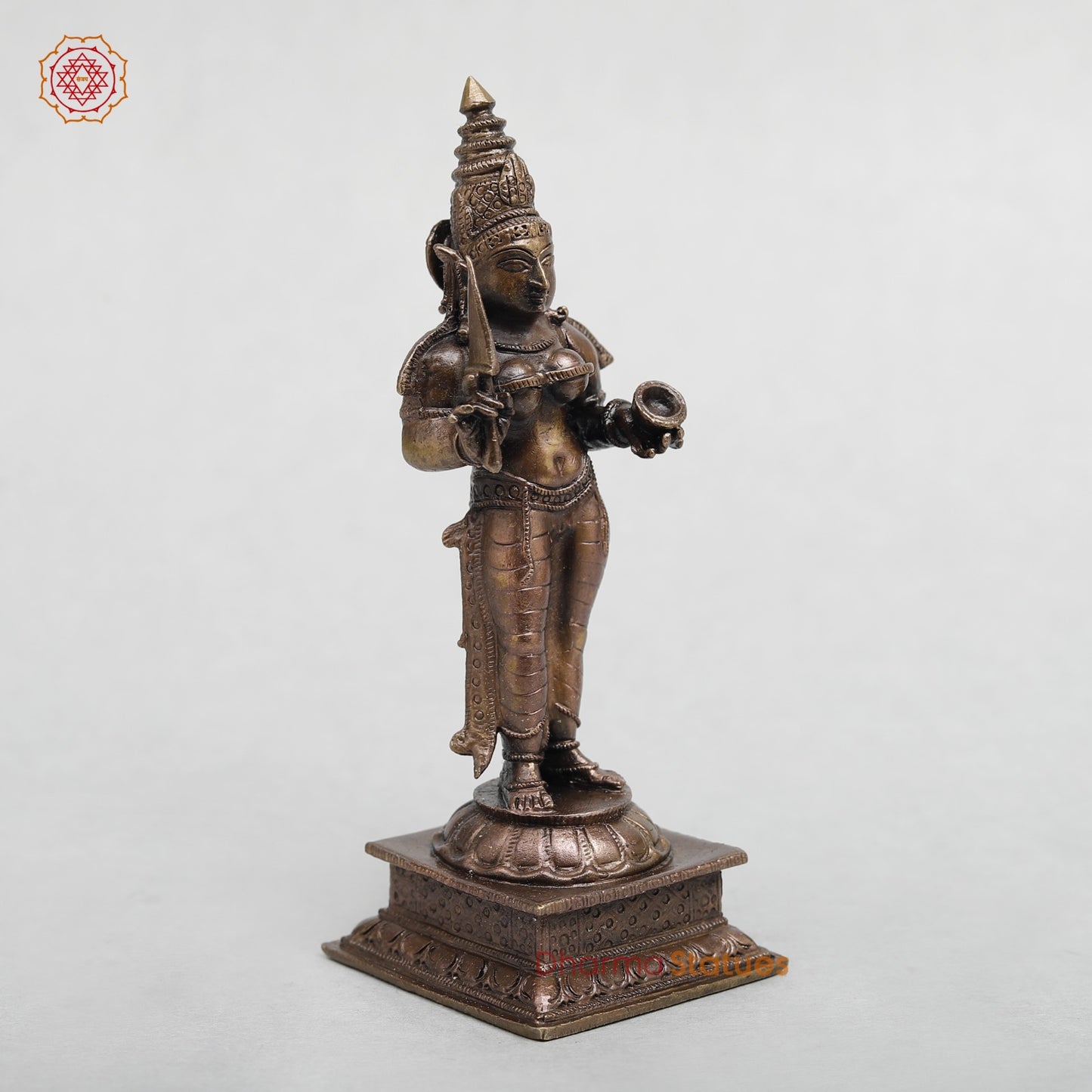 Copper Mariamma Standing Fine 5.5”