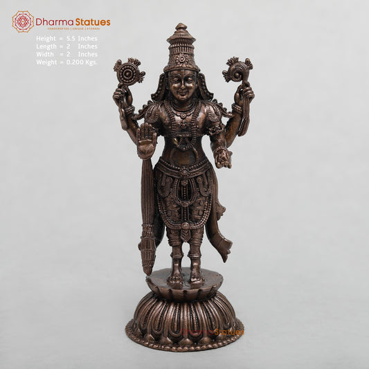 Copper Tirupati Balaji Fine 5.5”