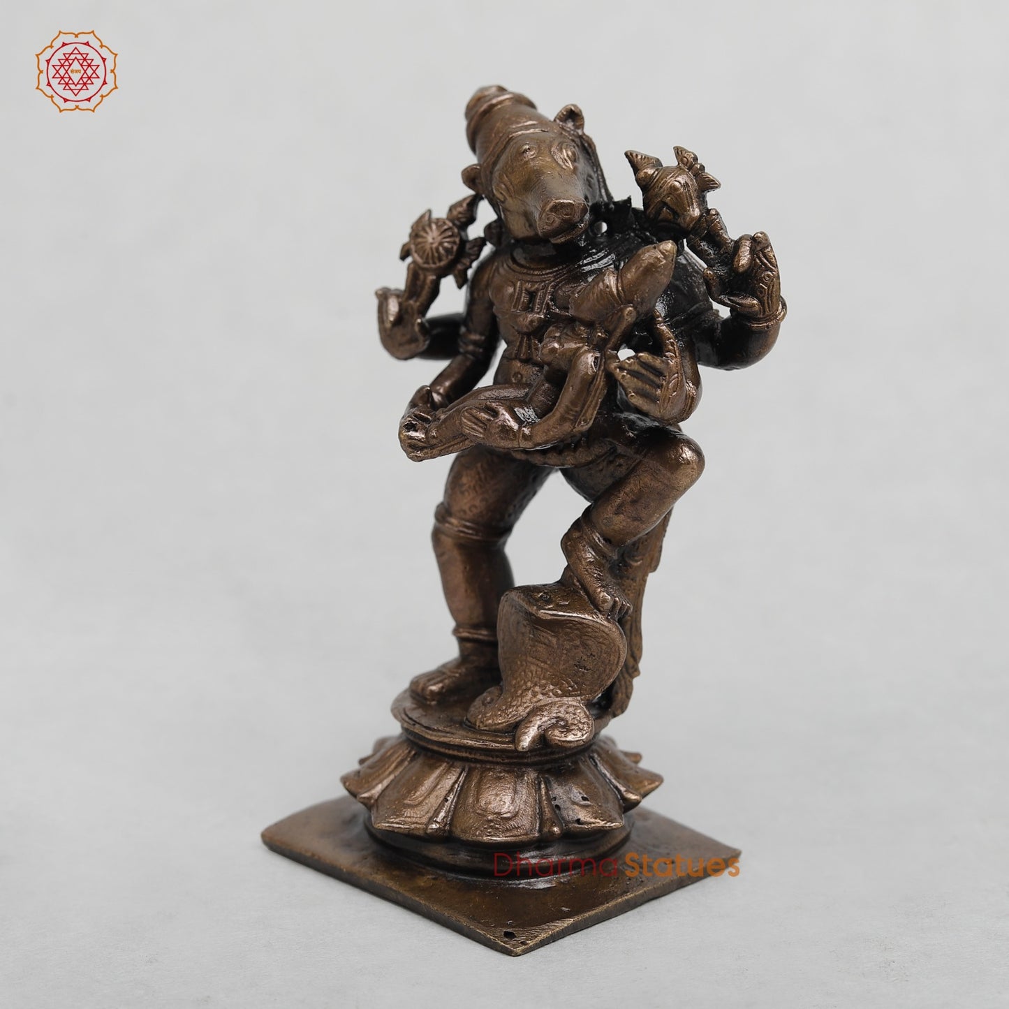 Copper Varah Lakshmi Fine 3.5”