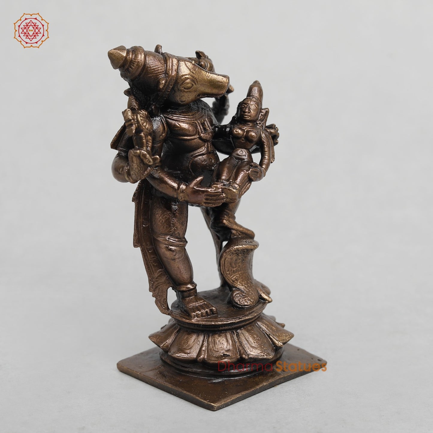 Copper Varah Lakshmi Fine 3.5”