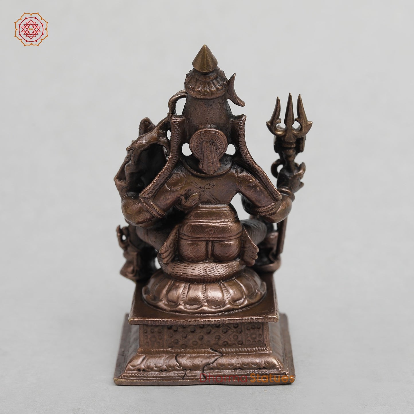 Copper Shiva Family Seated Fine 3.5”