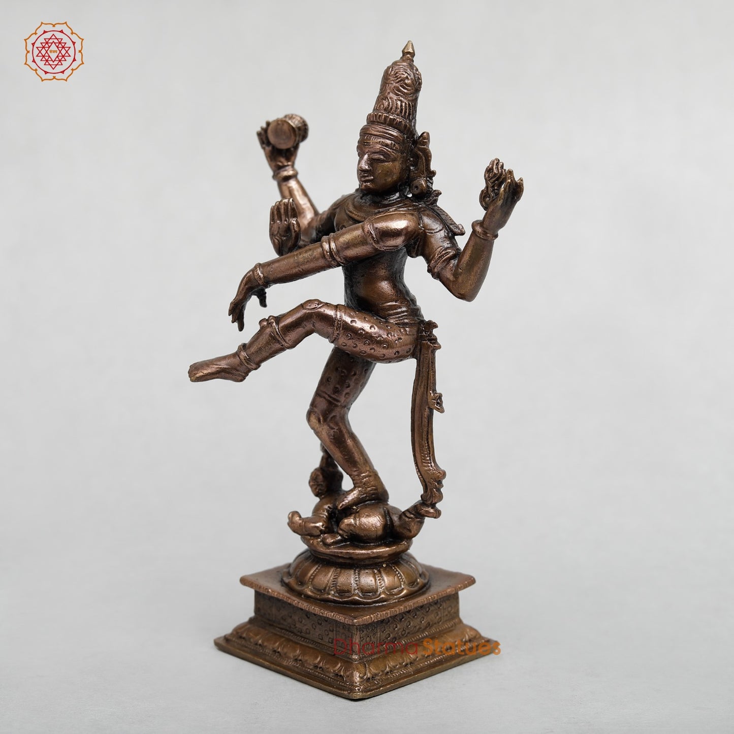 Copper Dancing Shiva (Natraj) Fine 6”