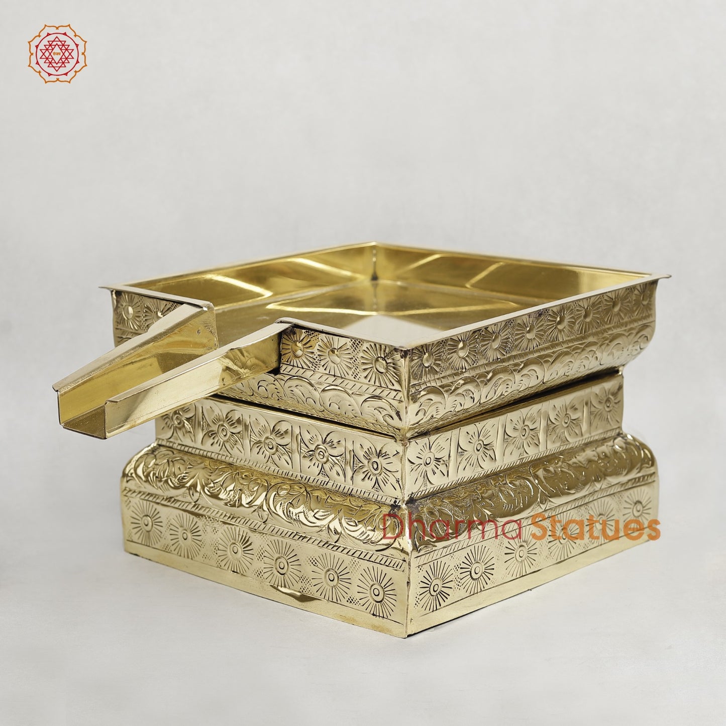 Brass Abhishekam Peeta Fine 12.5”