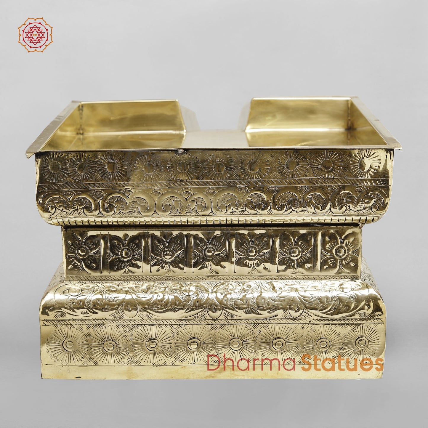 Brass Abhishekam Peeta Fine 22”
