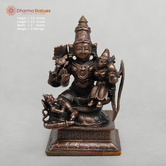 Copper Ram Sita and Hanuman Fine 3.5”