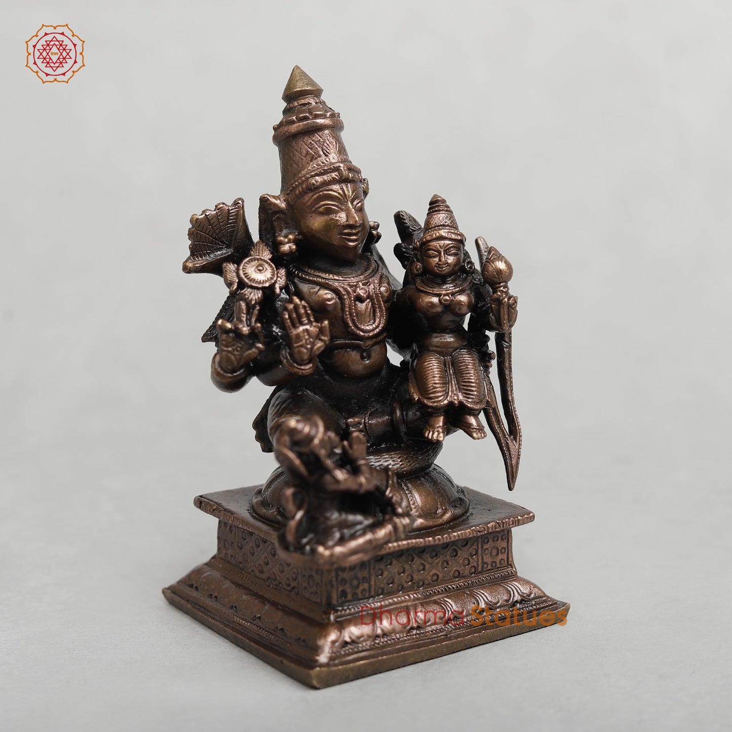 Copper Ram Sita and Hanuman Fine 3.5”