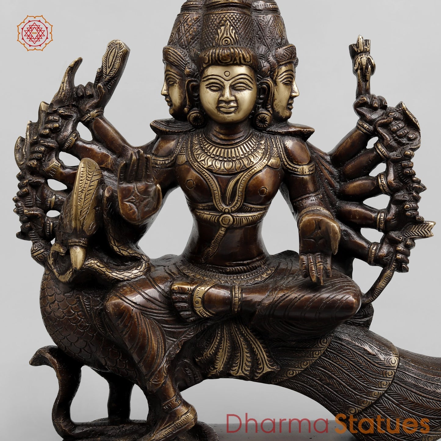Brass Five Kartik Fine, Copper and Smooth Finish 16”