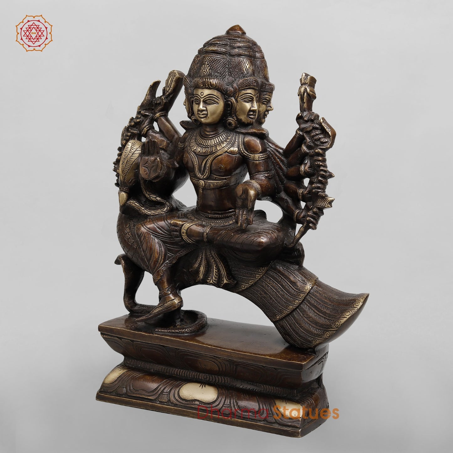Brass Five Kartik Fine, Copper and Smooth Finish 16”