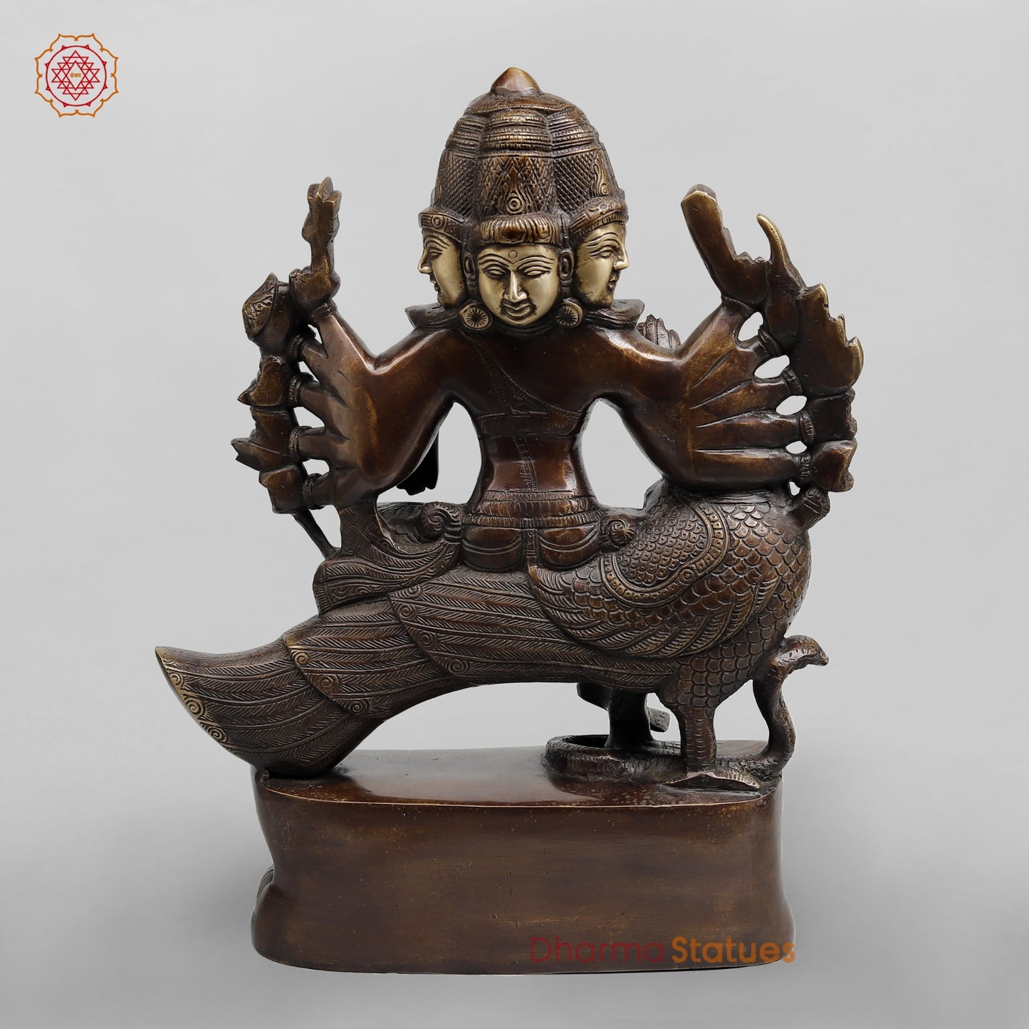Brass Five Kartik Fine, Copper and Smooth Finish 16”