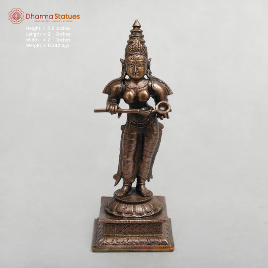 Copper Annapurna Standing  Fine 5.5”