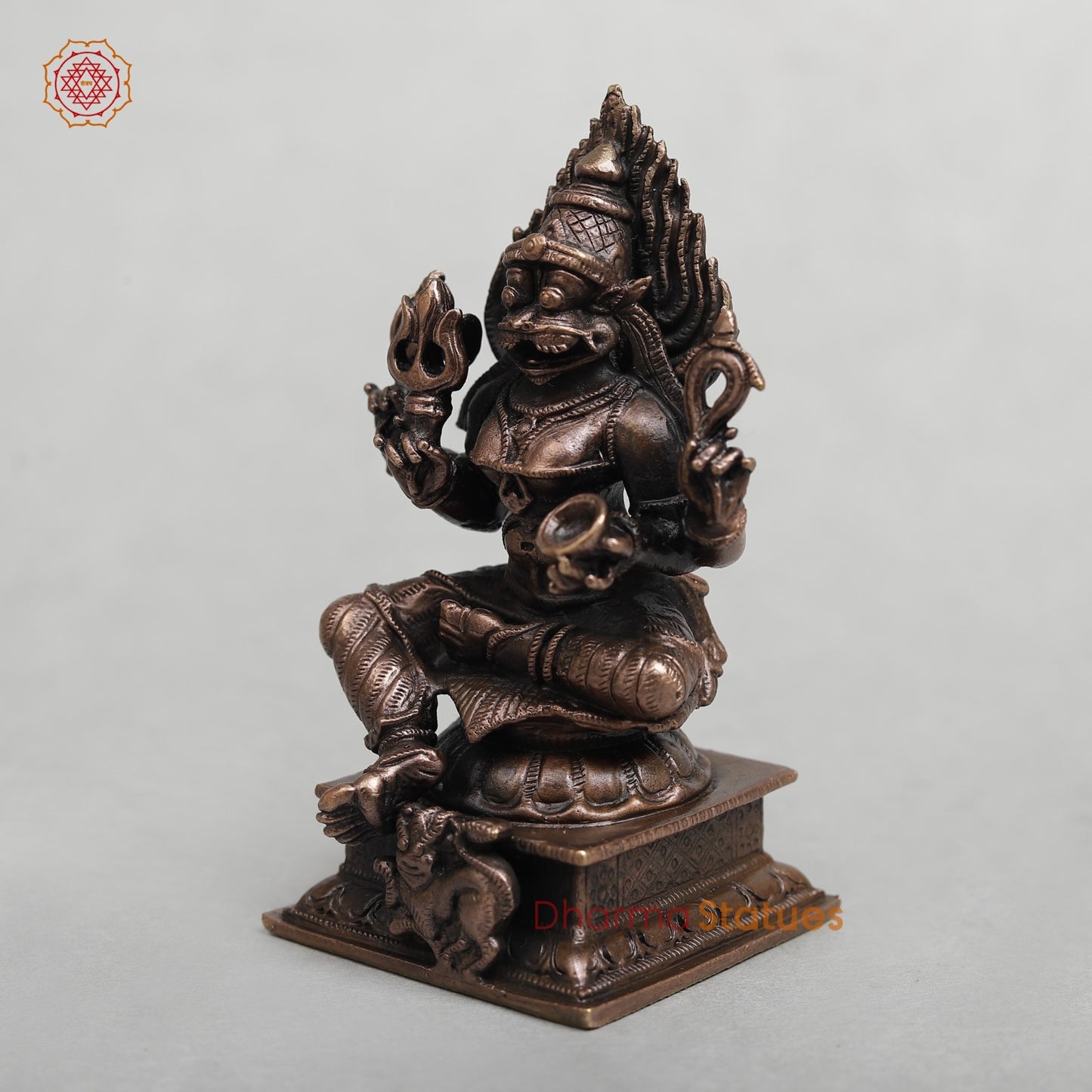 Copper Mariamma Seated fine 4”