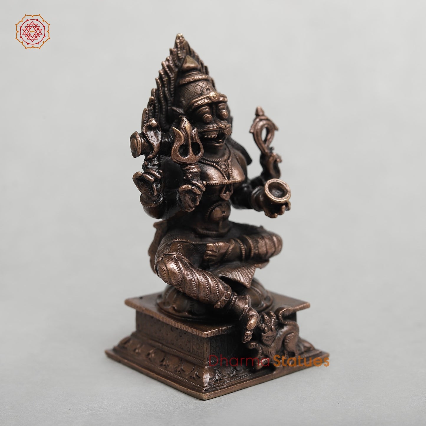 Copper Mariamma Seated fine 4”
