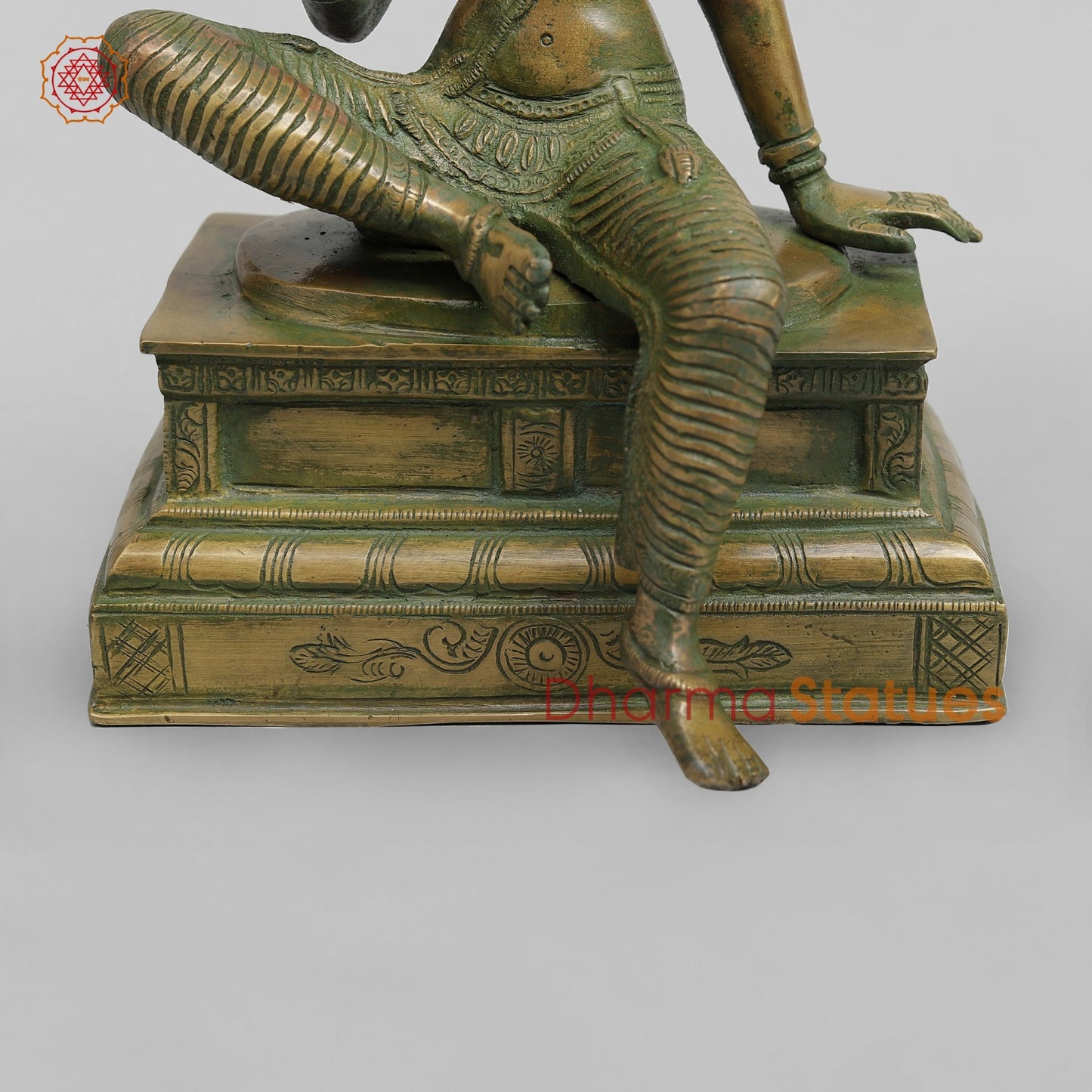 Brass Parwati (Uma) Seated Fine, Bronze Finish 10”