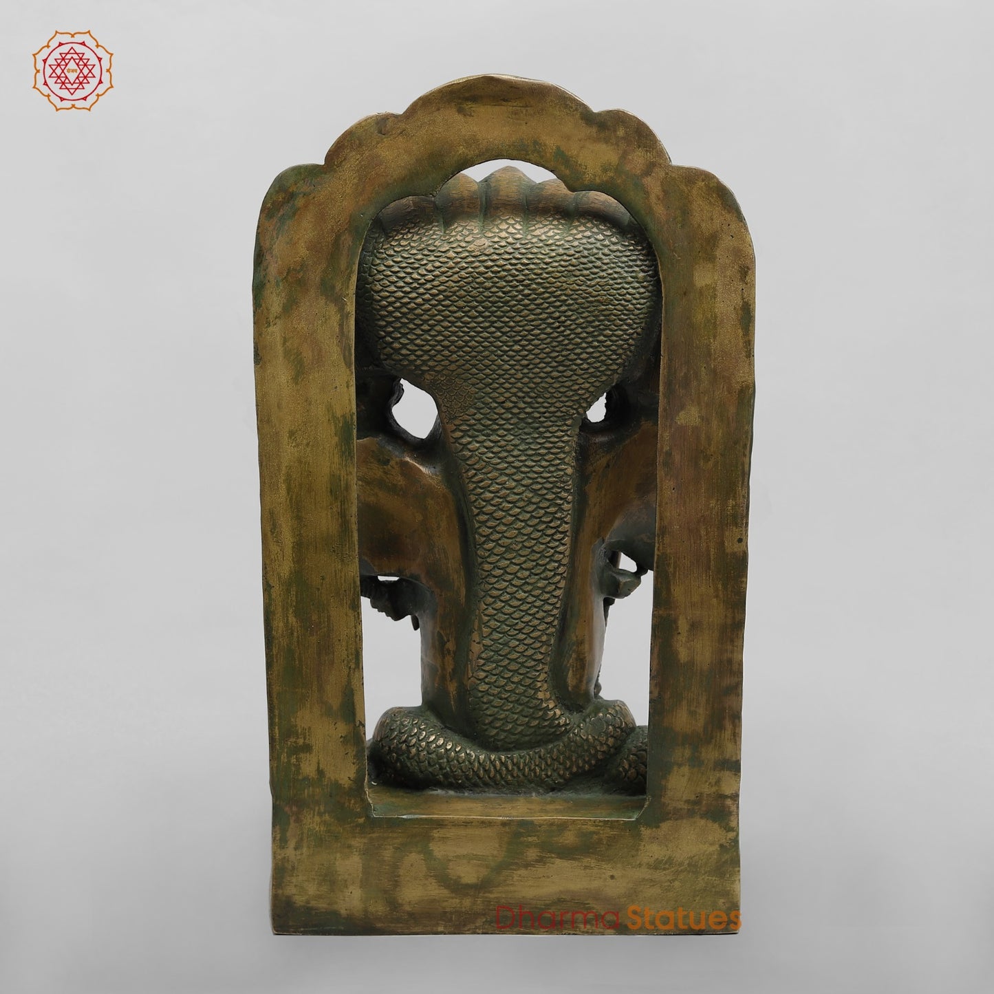 Brass Urli with Kalpvriskh Fine, Copper finish 13.5”