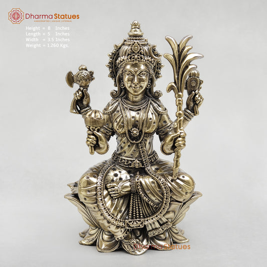 Brass Rajarajeshwari (Tripura Sundari) Fine 8”